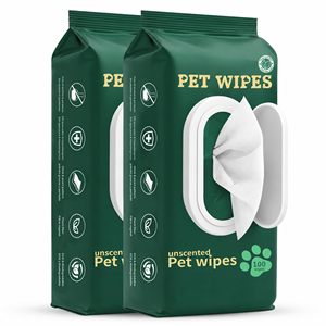 Toallitas Ecológicas para Mascotas, Hipoalergénicas y Biodegradables, para Limpiar Patas y Pelaje de Perros y Gatos - Product Image 1