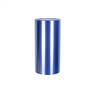 Синяя высокотемпературная устойчивая двухслойная ПЭТ-лента с гальваническим покрытием, Защитная силиконовая пленка