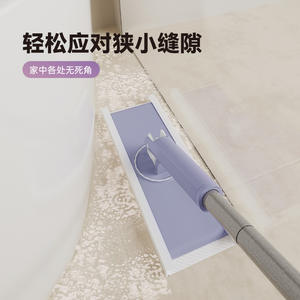 ไม้ถูพื้นไมโครไฟเบอร์ขนาดใหญ่พิเศษ แบบหนีบติดกับด้ามจับทรงสี่เหลี่ยม รับน้ำหนักได้ 3 กก. สำหรับเครื่องมือทำความสะอาดบ้าน - Product Image 2