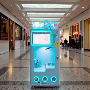 Macchina per zucchero filato automatico macchina per zucchero filo zucchero macchina per la consegna automatica di cotone <span class=keywords><strong>Robot</strong></span> con accettazione della fattura giochi a gettoni - Product Image 5