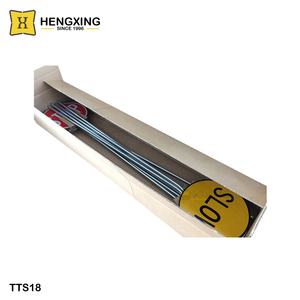 Strada su misura bianco rosso 150cm zincato <span class=keywords><strong>Post</strong></span> 45cm alluminio riflettente palmare <span class=keywords><strong>STOP</strong></span> SLOW segnaletica - Product Image 3