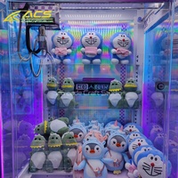Machine à griffes à monnayeur ACS avec cabinet métallique pour la distribution de peluches, jeu d'arcade