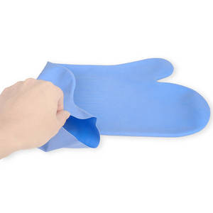 ISO penutup cor kaki lateks bersegel rapat, pelindung perawatan luka tahan air untuk perlengkapan terapi rehabilitasi - Product Image 3