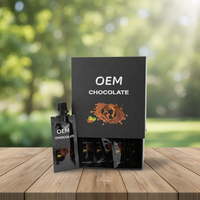 Boîte d'emballage en gros pour chocolat et miel VIP, ensemble de chocolat liquide, sac d'emballage PE personnalisé