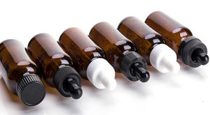 Botella de Vidrio Boston de 1-32 oz en Color Ámbar Morado y Azul, con Serigrafía y Gotero Mate <span class=keywords><strong>para</strong></span> Gotas <span class=keywords><strong>para</strong></span> los Ojos, en Oferta - Product Image 6