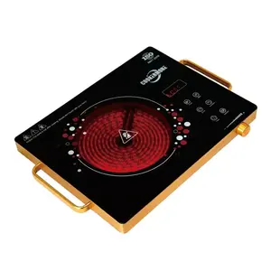 Restaurante fogão infravermelho cozinha radiante cooktop comercial único fogão elétrico fogão de cerâmica para exportação com melhor serviço