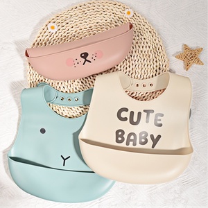 Babero de Silicona para Bebés, Diseño de Dibujos Animados, Tridimensional, Impermeable, Ultrasuave, Tamaño Grande, Babero para la Saliva - Product Image 3