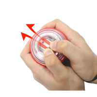 Bola Giratoria de Ejercicio para Brazos y Manos con Luz LED, Equipo de Fitness para Muñeca, Material de PC y Silicona para Relajación Muscular