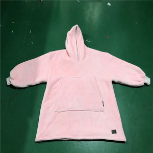 Caldo di Grandi Dimensioni Sherpa Coperta <span class=keywords><strong>Con</strong></span> Cappuccio <span class=keywords><strong>Felpa</strong></span> - Product Image 1