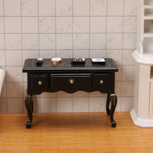 1:12 modelo en miniatura Micro paisaje casa 1:12 DIY juguete de madera casa de muñecas muebles escritorio tocador pequeños adornos - Product Image 3