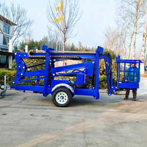 การก่อสร้างไฟฟ้าตะขอยกแมงมุมเครื่องยกรถยกชายเครนแพลตฟอร์มการทำงานทางอากาศ - Product Image 5