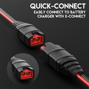 Câble de batterie <span class=keywords><strong>NOCO</strong></span> GC002 X-Connect M6 avec œillet et gaine en PVC pour voiture et moto, 12-24V - Product Image 2