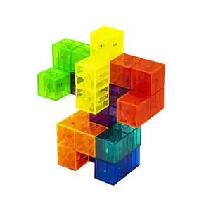 पहेली चुंबक घन खिलौने रचनात्मक चुंबकीय ब्लॉक स्टेम खिलौने चुंबकीय इमारत ब्लॉक