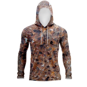 Vêtements de pêche à manches longues personnalisés OEM UPF 50, impression par sublimation, respirant, léger, sweat à capuche de pêche - Product Image 1