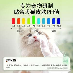Pet Dry Cleaning Gloves 6-Piece Set Tea Scent For Dogs Cats Puppies Kittens - Product Image 2