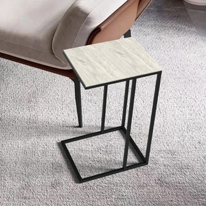 Hiện đại tối giản phun sơn rõ ràng Vòng Tempered bàn ăn Bàn cà phê bên bàn nhà đồ nội thất - Product Image 5