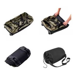 Su misura di alta qualità grande <span class=keywords><strong>valigia</strong></span> di trasporto pieghevole 4 in 1 rotolamento viaggio <span class=keywords><strong>borsone</strong></span> borsa bagaglio <span class=keywords><strong>con</strong></span> <span class=keywords><strong>ruote</strong></span> - Product Image 4