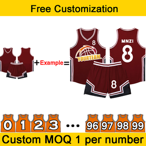 Conjunto de uniforme de baloncesto de competición de equipo con patrón y números de logotipo personalizado para hombre, camiseta de baloncesto de gran tamaño transpirable de secado rápido - Product Image 3