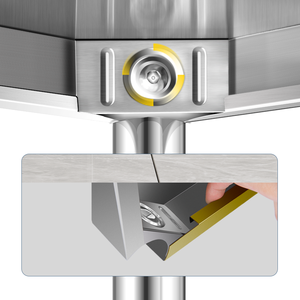 رف تخزين للمطبخ متعدد الطبقات من الفولاذ المقاوم للصدأ للبيع بالجملة للاستخدام التجاري - Product Image 3