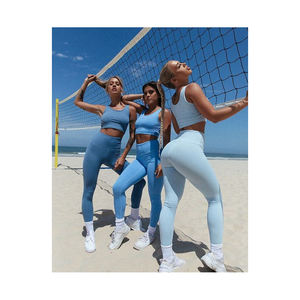 Servicio OEM disponible Ropa deportiva transpirable de alto rendimiento para mujeres Conjunto de vestidos de yoga y ciclismo Tallas grandes Precio económico amigable - Product Image 5