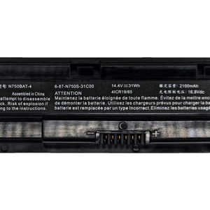 Batería de Repuesto para Portátil N750BAT-4 de 31 Wh al por Mayor, Compatible con la Batería del Portátil Clevo 6-87-N750S 6-87-N750S-3CF1 - Product Image 2