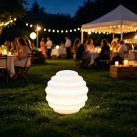 Lanterna LED a Nido d'Ape Multicolore Ricaricabile Impermeabile con Telecomando IP65 per Esterni Matrimoni Capodanno