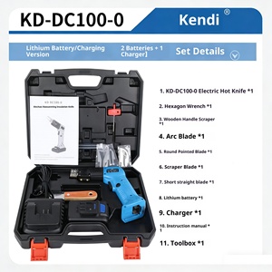 Couteau chauffant électrique portatif Kendi à batterie lithium, refroidi par air, pour la découpe à haute température des bords, des tissus, des cordes et des rubans - Product Image 6