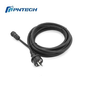 Кабель для микроинвертора PNTECH 3G 1.5мм², подключение Schuko, IP44, AC 250В, евровилка, для солнечных панелей, модель EP030-2224-00 - Product Image 1