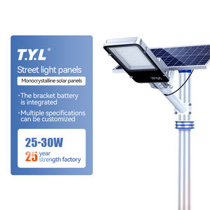 Ventas calientes Farola Paneles solares Solar 25W 30W 35W 40W Panel solar Ja Paneles solares - Product Image 1