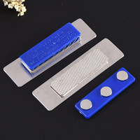 Gestionnaire de costume d'affaires personnalisé épinglette en métal étiquette nominative insigne serveur badges nominatifs en acier inoxydable épinglettes pour costume hommes épingle de poitrine