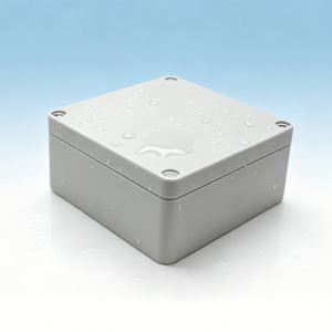 Caja Impermeable con Clasificación IP67 EBM HF-H-408, Caja de Conexiones Eléctricas Pequeña para Exteriores, Plástico ABS, Orificios de Fijación con Tornillos - Product Image 2