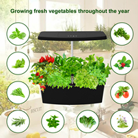 Système d'irrigation automatique IGS-27 systèmes de culture hydroponique de fleurs et de plantes d'intérieur Led élèvent la lumière jardin intelligent avec 12 dosettes