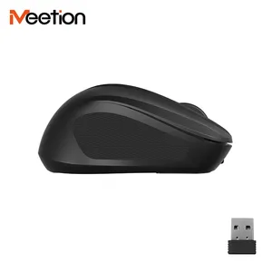 Meetion mini mouse sem fio universal, conexão usb de modo duplo opcional, multi cores, 2.4ghz, com duas entradas