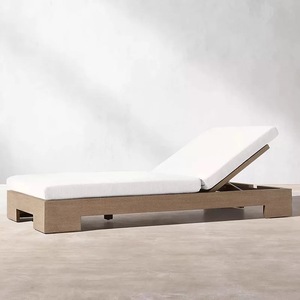 Ensemble de mobilier d'extérieur pour complexe hôtelier, chaises longues de piscine, chaises longues de jardin en teck pour hôtel et resort - Product Image 4