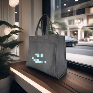 OEM Factory Luxury Woman Tote Handbag Fashion Tote Bag Cotton Canvas Bag with Pockets - Product Image 5