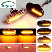 L'eau qui coule Led marqueur latéral clignotant pour Dacia Duster Dokker Lodgy Renault Megane 1 Clio1 2 KANGOO ESPACE Smart 453