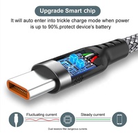 Kabel Data Charger HP Xput 1M 1.5M 2M 3M 5M 8M 6A 66W USB a ke Type-C Type C USB C Kabel Data Pengisian Cepat untuk Ponsel