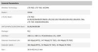 L850-GL pour HP LT4210 Fibocom 4G LTE Carte XMM 7360 WWAN Mobile Module pour hp 840 430 G5/440 G5/450 G5/640 PC portable