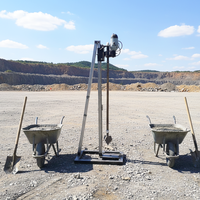 Offre Spéciale – Mini Foreuse Électrique Portative 2,5 kW pour Puits d'Eau, Machine de Forage Souterrain de 100 m de Profondeur