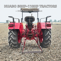 Tracteur agricole à roues de 50 ch avec cabine