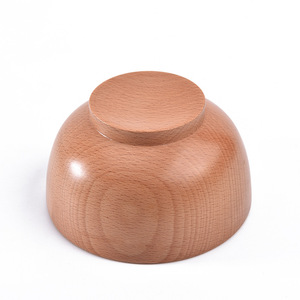 Tazón para Sopa de Madera Sólida Natural Certificado por la FDA, LFGB y SGS, para Cocina Casera, Repostería, Restaurantes y Servicios de Catering, Anti-Grietas, Aislante del Calor - Product Image 2