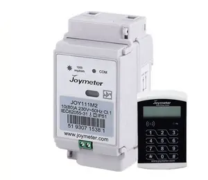 offgrid single phase STS prepaid DIN-Rail split electricity energy meter with user interface IEC62052