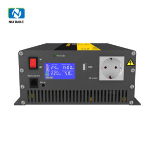 Inversor de Onda Sinusoidal Pura NIUBAILE DAC-CZ-1500 de 1500W 24V CC/CA 50/60Hz para Uso Doméstico <span class=keywords><strong>y</strong></span> <span class=keywords><strong>Automotriz</strong></span>, Inversor de Corriente para Automóvil - Product Image 2