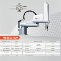 Robot Industrial SCARA de 4 Ejes MOKA MB25SC-800 con Accionamiento Servoeléctrico, Motor PLC, Capacidad de Carga de 10-25 kg para Carga/Descarga