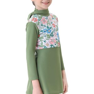 2026 Custom Long Sleeve 2 Piece Burkinis Pants Quick Dry Eco-Friendly <b>Conservative</b> Clothing Muslim Wear for Women - Product Image 4