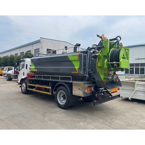 Camión Cisterna para Aguas Residuales ISUZU de 5000 Litros, Camión de Succión y Limpieza de Desechos Fecales en Venta - Product Image 3