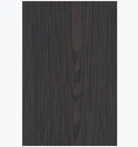 100% FSC Engineered Veneer alpi veneers 250x64 cm Ebony Black Wood High For Furniture Decoration
