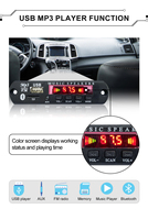 Módulo de Audio para Auto con Decodificación MP3, FM, USB, TF, BT5.1, AUX, TODAS LAS FUNCIONES