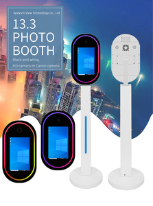 บูธถ่ายภาพ Magic Mirror Oval 21.5 นิ้ว พร้อมกล้องและเครื่องพิมพ์ หน้าจอสัมผัส สำหรับงานแต่งงาน - Product Image 3