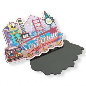 Échantillon Gratuit Souvenirs Suisse San Francisco Aimant de Réfrigérateur Promotionnel en Aluminium - Product Image 6